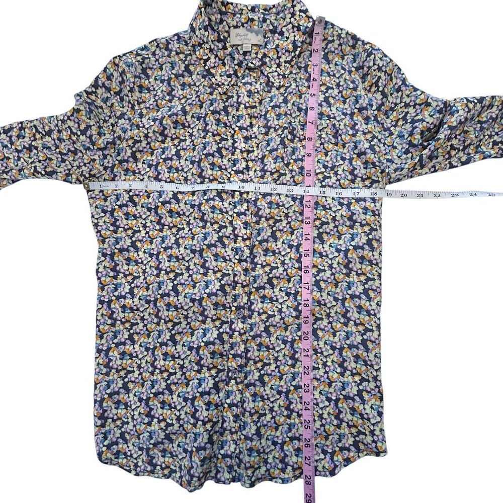 ELIZABETH & JAMES Floral Silk top Large - Picture 12 of 16